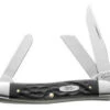 Case 18222 Medium Stockman, Rough Black Synthetic Handle (6318 SS)