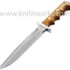 BlackJack Halo Attack, Finger Grooved Natural Canvas Micarta Handle, Leather Sheath
