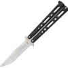 BenchMark Balisong Knife - Black (4" Stainless Steel)