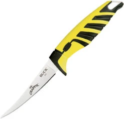 Buck Knives 232YWS Mr. Crappie 4 In. Slab Shaver, Yellow Fillet Knife