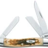 Case 042 Medium Stockman, Amber Bone, (6318 SS)