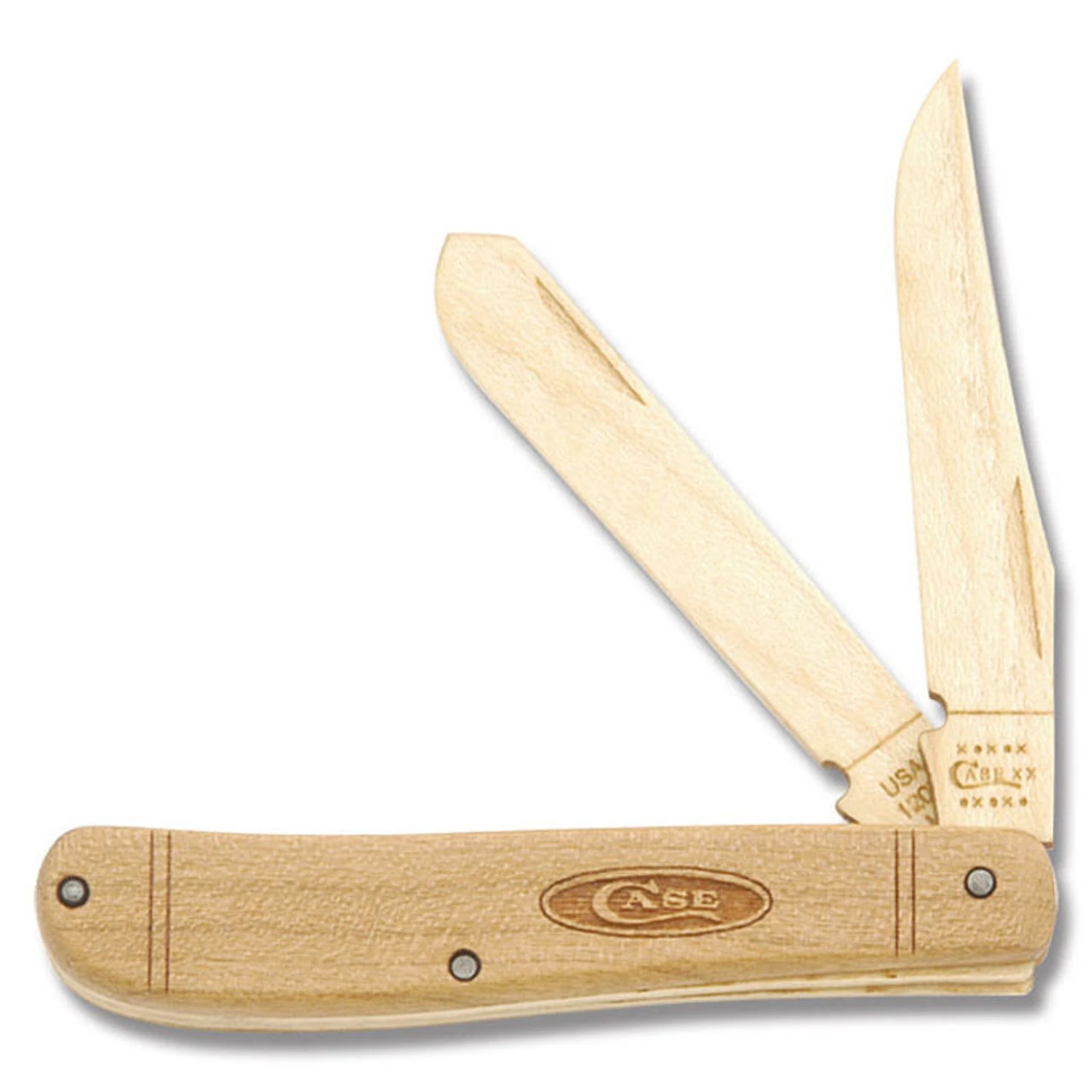 Case 207W Mini Trapper Wooden Knife Kit