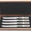 Case 2266 4-Piece Steak Knife Set, Natural Bone Handle