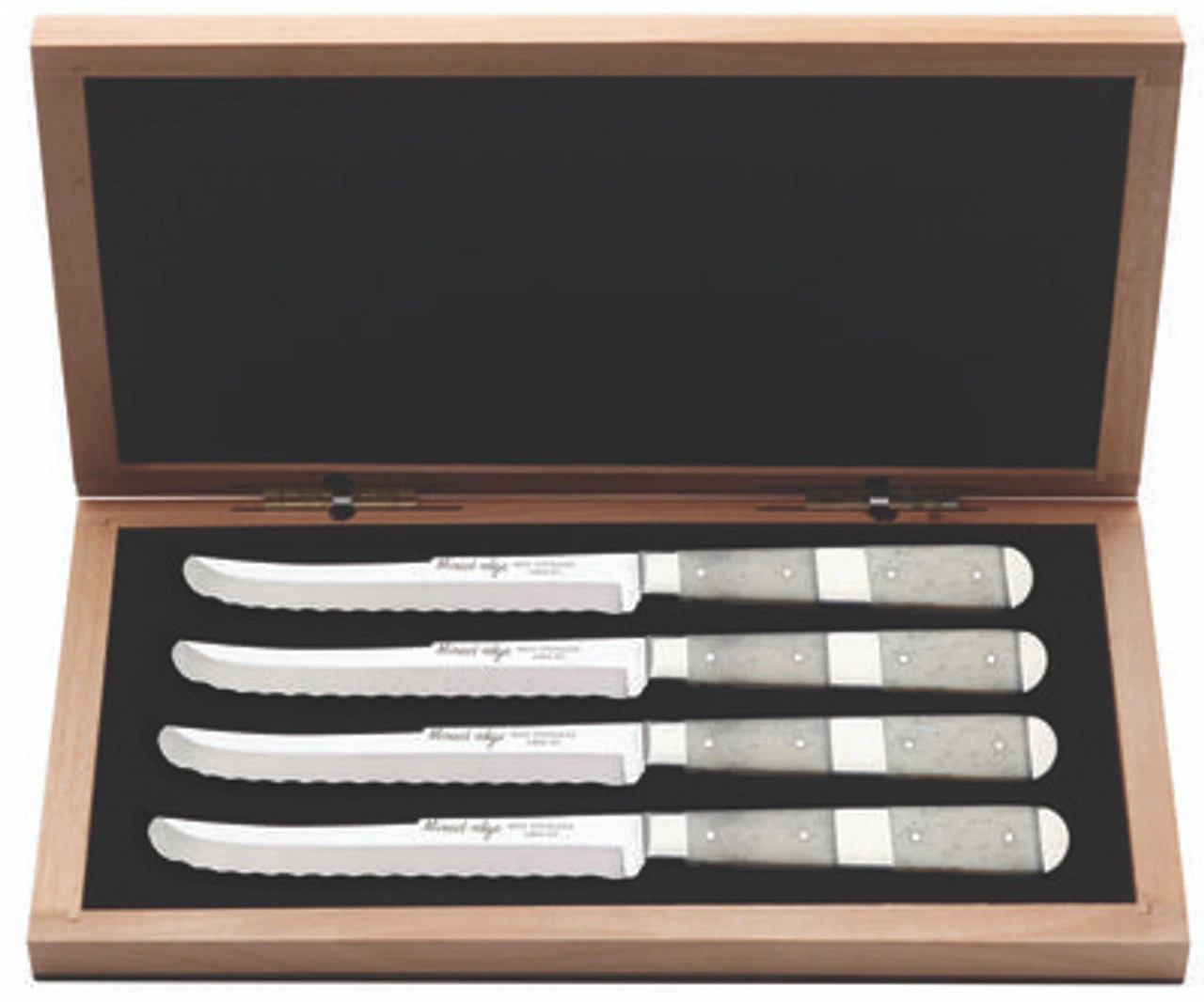 Case 2266 4-Piece Steak Knife Set, Natural Bone Handle