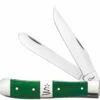 Case Christmas Trapper 65580 Smooth Green Bone (Christmas Tree)