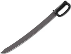 Cold Steel CS97DRMS Cutless Machete, 24" 1055 Carbon Steel Plain Blade, Black Poly Handle, Cor-Ex™ Sheath