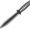 Condor Dendritic Combat Knife,6" Double Edge Blade,Black Nylon Belt Sheath