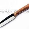 Condor Tavian Knife, Carbon Steel Blade, Hardwood Handle, W/ Leather Sheath