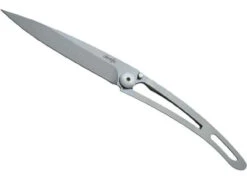 Deejo DEE1CN000 Naked 37g, 3.75" 420 SS Plain Blade And Handle