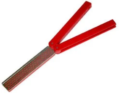 DMT Diafold Hook And Knife Sharpener With Fish Hook Groove, Fine
