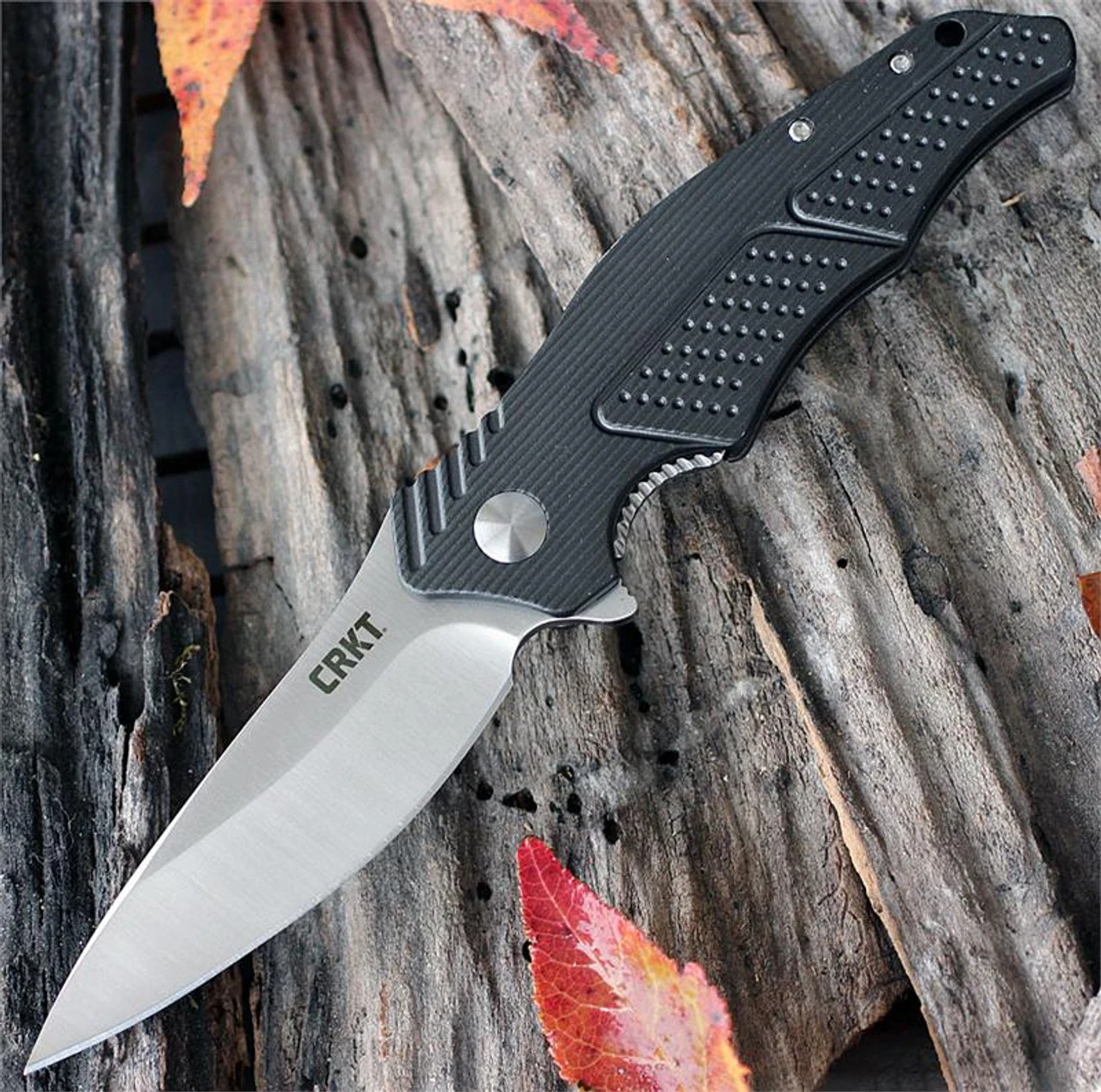 CRKT Columbia River Knives 320GXP Outrage 3.19 In. Drop Point 8Cr13MoV Blade, Aluminum Handles Liner Lock Folder